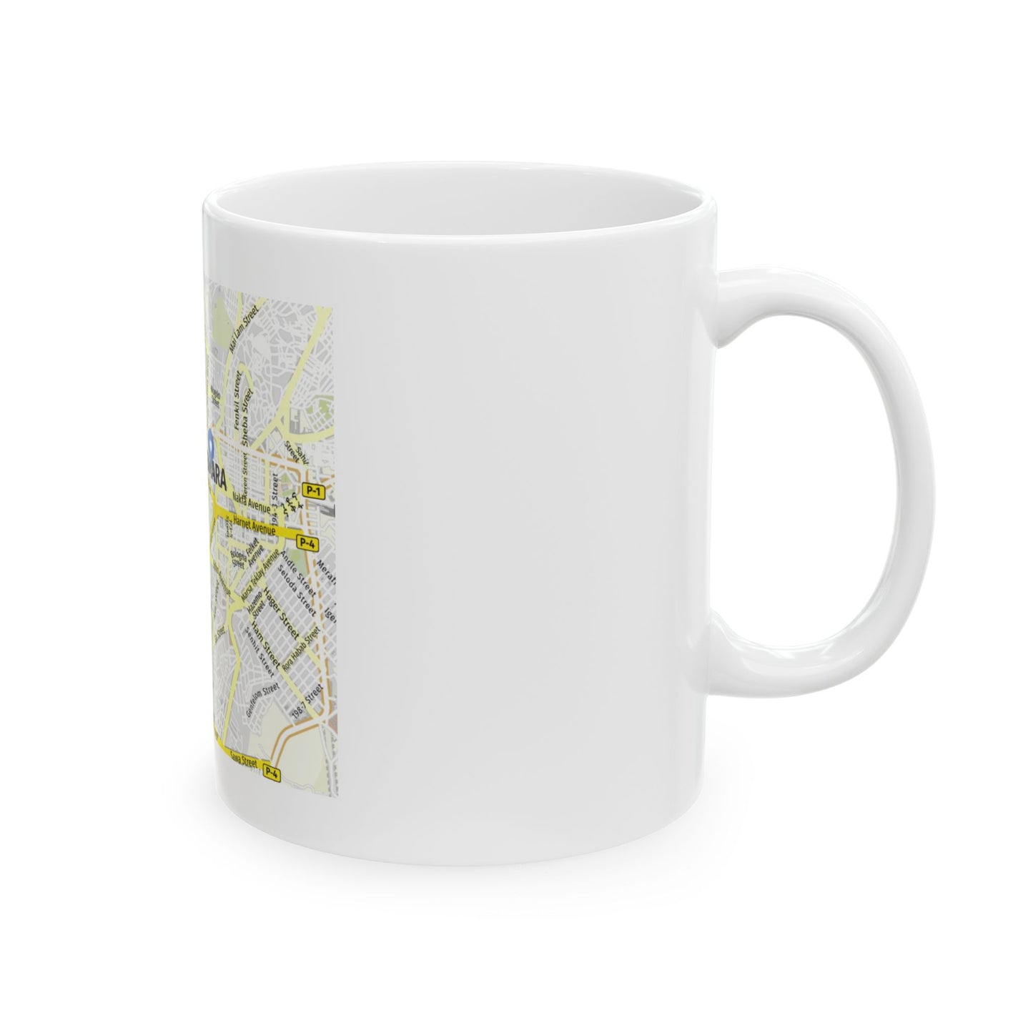 Asmara Map Ceramic Mug
