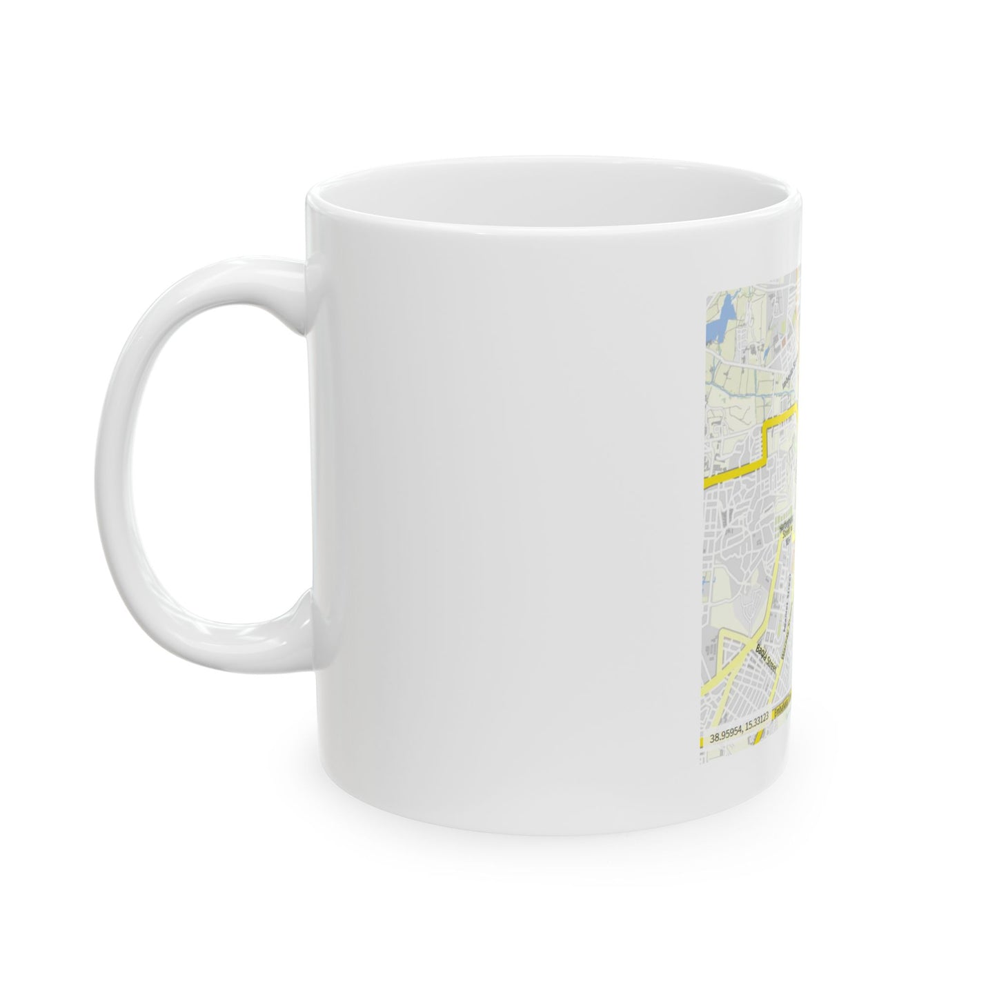 Asmara Map Ceramic Mug