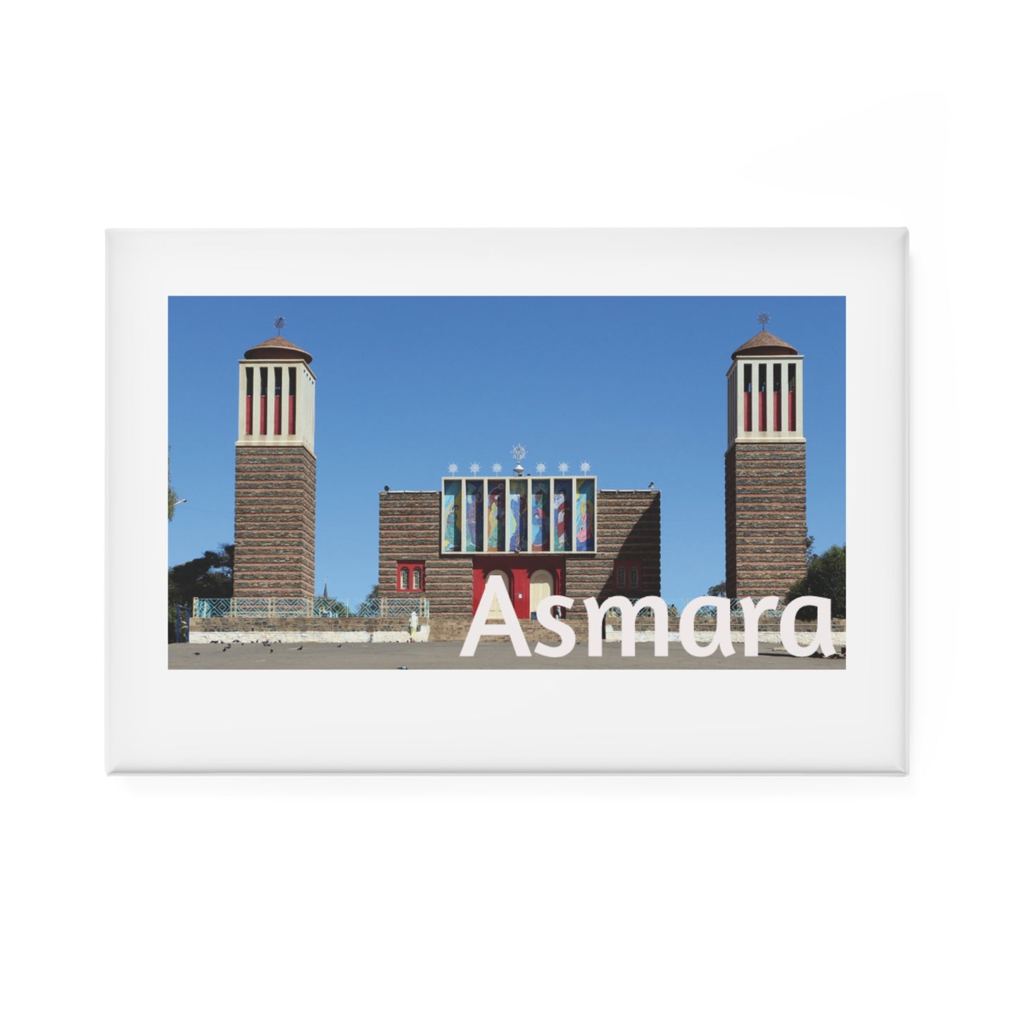 Asmara Button Magnet, Rectangle (1 & 10 pcs)