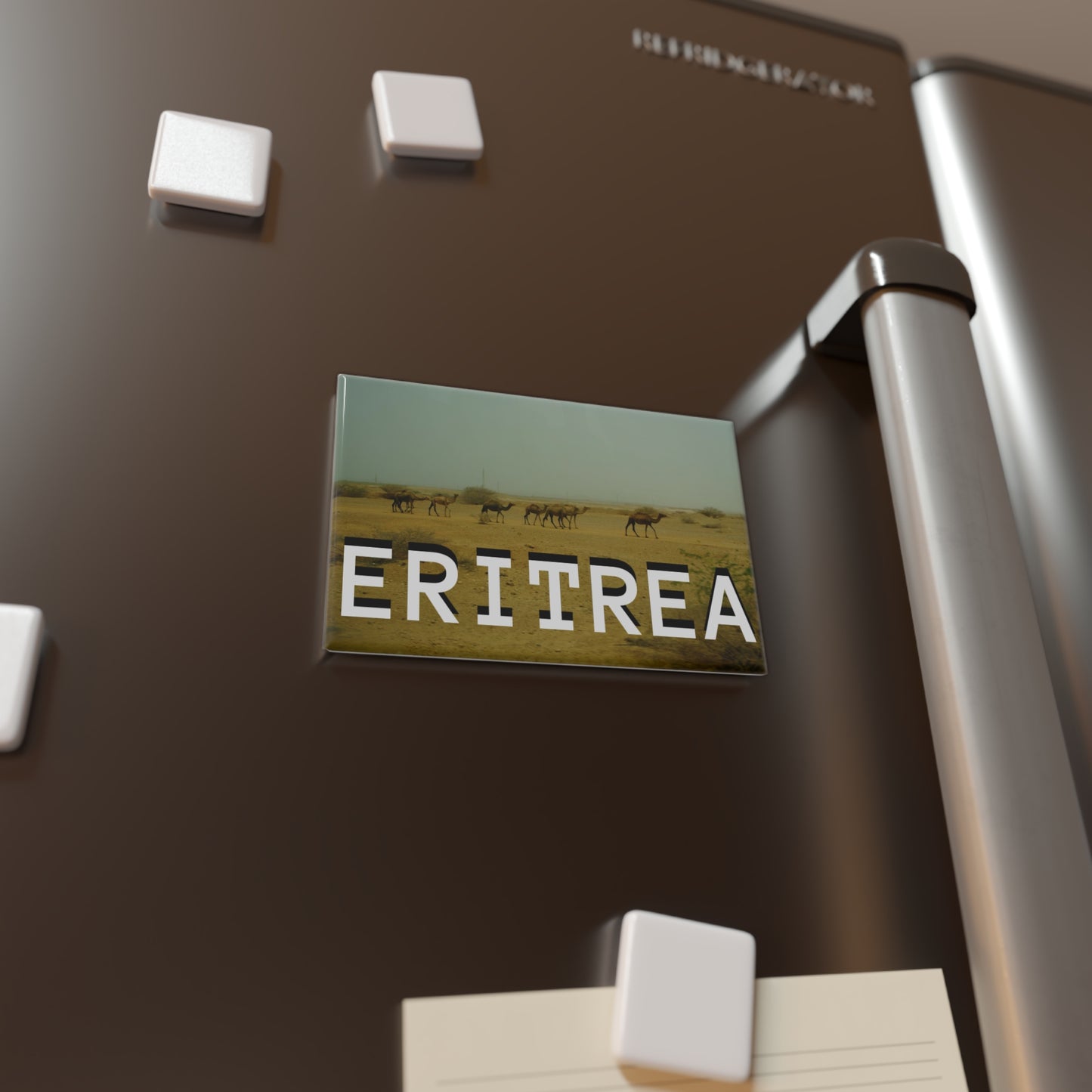ERITREA Button Magnet, Rectangle (1 & 10 pcs)