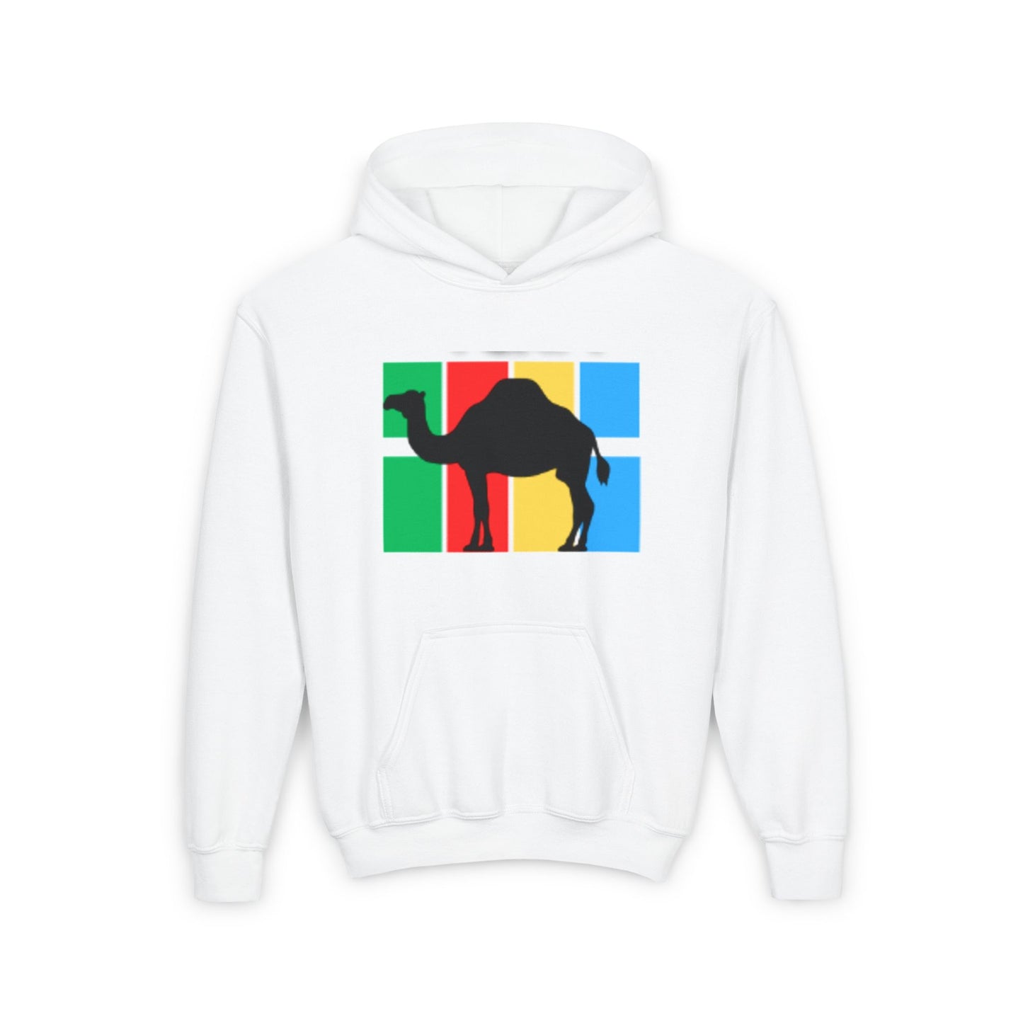 Youth Heavy Blend Hooded Sweatshirt- ERITREAN Jersey design